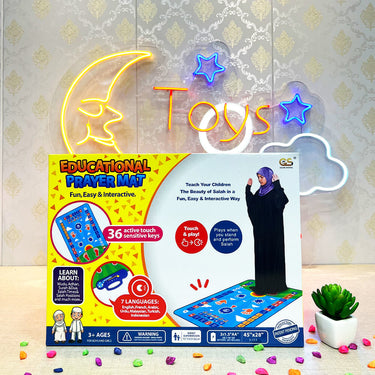 EDUCATIONAL LEARNING PRAYER MAT - 36 ACTIVITIES